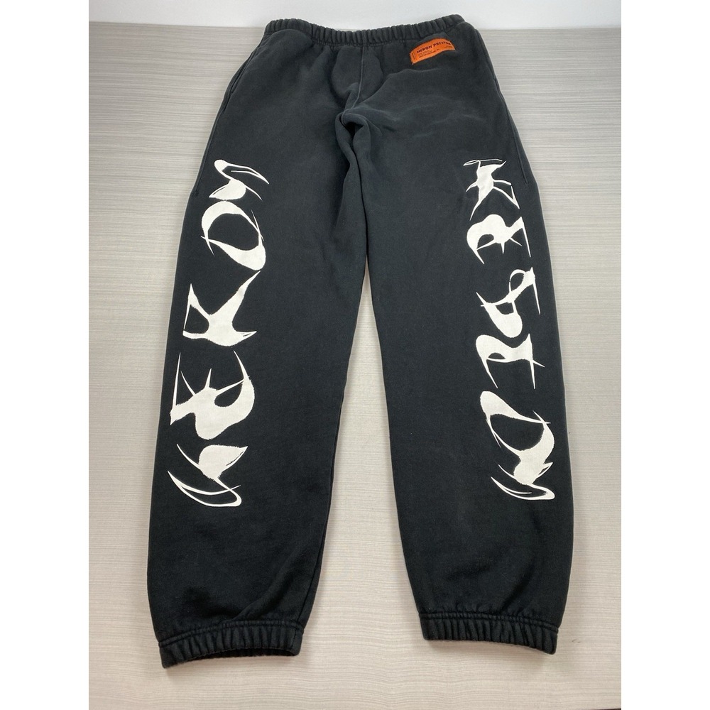 Heron Preston‎ Sweatpants Joggers Black Size Large 2021 EUC
